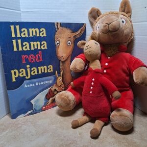 Llama Llama Red Pajama Anna Dewdney Book And Kohl's Cares Character Plush Set